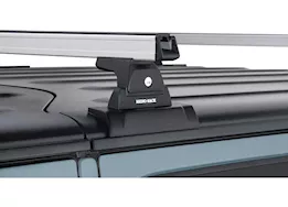 Rhino-Rack USA Heavy duty rlt600 silver 2 bar backbone roof rack