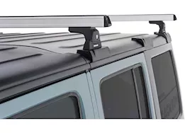 Rhino-Rack USA Heavy duty rlt600 silver 2 bar backbone roof rack