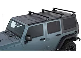 Rhino-Rack USA Heavy duty rlt600 black 3 bar backbone roof rack