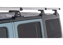 Rhino-Rack USA Heavy duty rlt600 silver 3 bar backbone roof rack