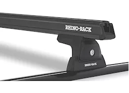 Rhino-Rack USA Heavy duty rlt600 trackmount black 2 bar roof rack