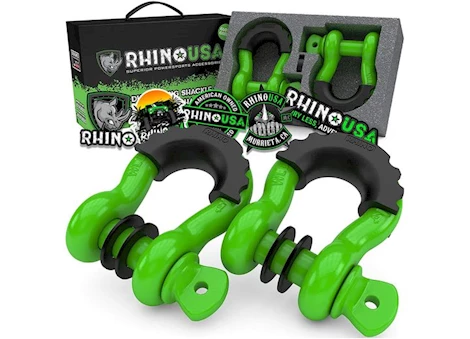 Rhino USA 3/4in d-ring shackle set Main Image