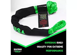 Rhino USA Synthetic soft shackle 1/2in green