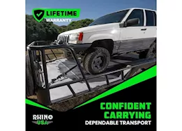 Rhino USA 2in x 8ft heavy duty vehicle tie-down kit (snap hook)