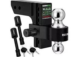 Rhino USA 10in heavy duty drop hitch - 2in black