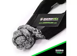 Rhino USA 1/2in synthetic soft shackles (2-pack) gray