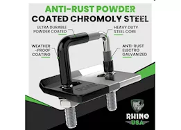 Rhino USA Hitch tightener and silencer pad combo 2.5in