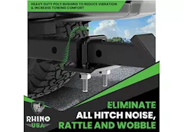 Rhino USA Hitch tightener and silencer pad combo 2.5in