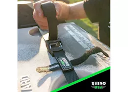 Rhino USA 1in x 12ft lashing tie-down straps (4-pack)