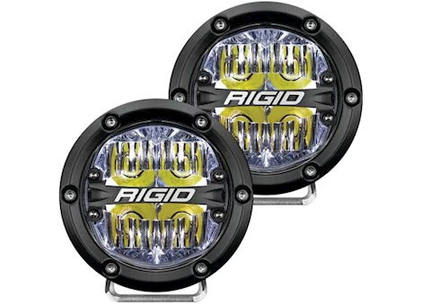 Rigid Industries 360-SERIES 4 INCH LED  OFF-ROAD  DRIVE BEAM WHITE BACKLIGHT PAIR