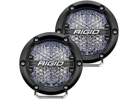 Rigid Industries 360-series 4 inch led off-road diffused white backlight pair Main Image