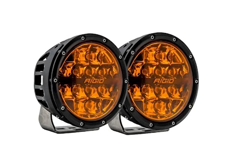 Rigid Industries 360-SERIES 6 INCH SPOT WITH AMBER PRO LENS PAIR
