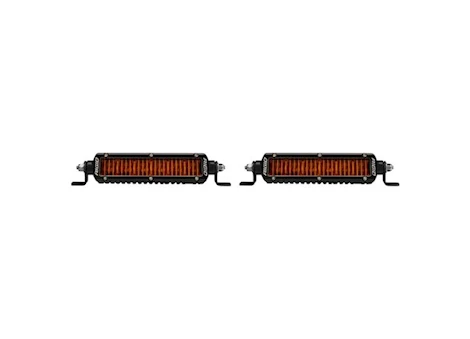 Rigid Industries SR-SERIES SAE 6 INCH WITH AMBER PRO LENS PAIR