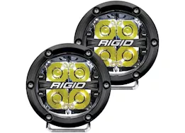 Rigid Industries 360-series 4 inch led off-road spot beam wht backlight pair