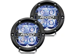 Rigid Industries 360-series 4 inch led off-road spot beam blu backlight pair