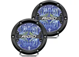 Rigid Industries 360-series 4 inch led off-road drive beam blue backlight pair