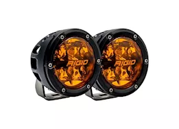 Rigid Industries 360-series 4 inch spot with amber pro lens pair