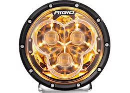 Rigid Industries 6 inch 360-series laser with precision spot optics and amber backlight