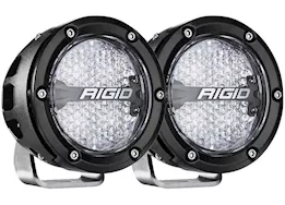 Rigid Industries 4in 360-series led light; diffused rgb/2 pack