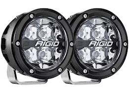 Rigid Industries 4in 360-series led light; spot rgb/2 pack