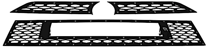 Rigid Industries 14-15 toyota 4runner grille - fits 20" e-series