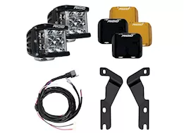 Rigid Industries 16-20 tacoma a-pillar light kit, includes d-ss flood