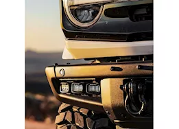 Rigid Industries 21-c bronco mod bumper triple sr-m fog light kit