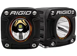 Rigid Industries Revolve pod with amber backlight pair