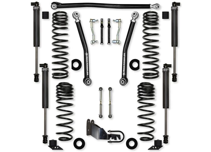 Rock Krawler Suspension 21-C WRANGLER JLU 4-DR [4XE] 2.5 IN FLEX SYSTEM - STAGE 1 FRONT AND REAR