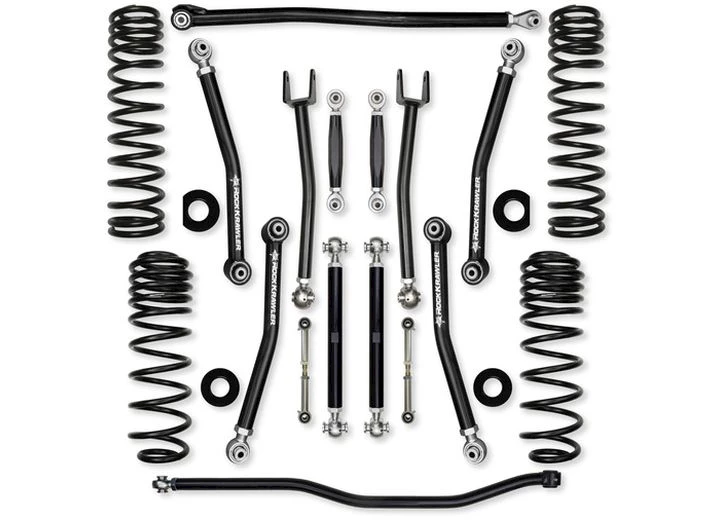 Rock Krawler Suspension 21-c wrangler jlu 4-dr [392] 2.5 in x factor inno limitsin system front and rear Main Image