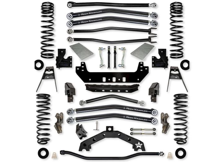 Rock Krawler Suspension 21-C WRANGLER JLU 4-DR [4XE] 3.5 IN ADVENTURE-X LONG ARM SUSPENSION FRONT AND RE