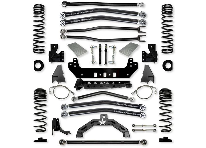 Rock Krawler Suspension FRONT AND REAR 19-PRESENT WRANGLER JT 3.0 INCH ADVENTURE-X LONG ARM SYSTEM