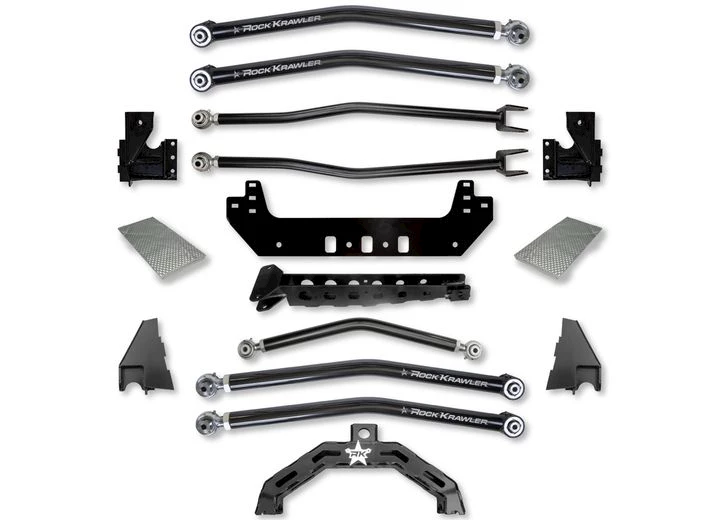 Rock Krawler Suspension FRONT AND REAR JT ADVENTURE-X LONG ARM UPGRADE 19-C WRANGLER JT