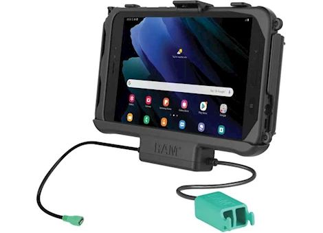 Ram Mount EZ-ROLL'R DOCK POWER & DATA W/2 USB-A FEMALE SOCKETS FOR SAMSUNG TAB ACTIVE2/TAB ACTIVE3 UNPKD