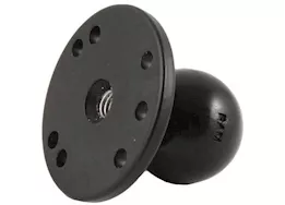 Ram mounts ball adapter w/ round plate and 3/8in-16 threaded hole