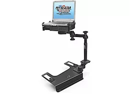 Ram mounts no-drill laptop mount for 14-19 chevrolet silverado + more