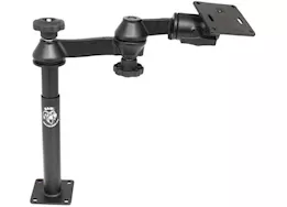 Ram mounts tele-pole w/ 8in & 9in poles, swing arms & 75 x 75mm vesa plate