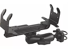 Ram mounts quick-draw double u-bolt mount for hp officejet 250 + more