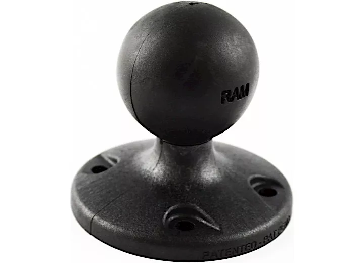 Ram mounts composite round plate w/ ball