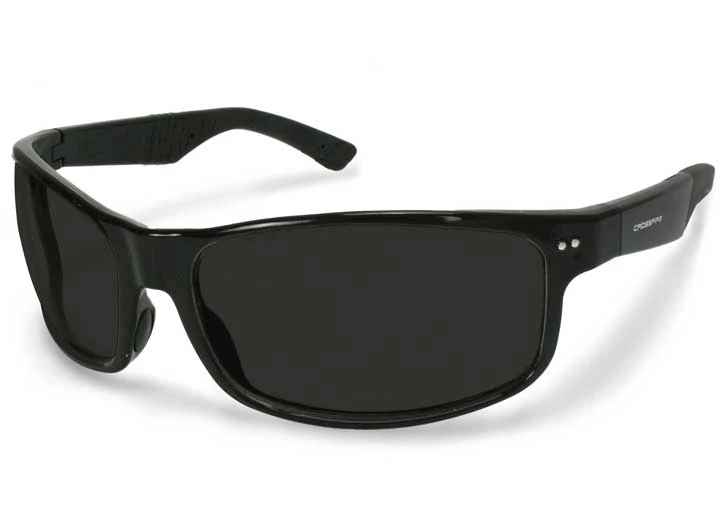 Radians, INC CK7 PREMIUM SAFETY EYEWEAR, SHINY BLACK FRAME, SMOKE LENS