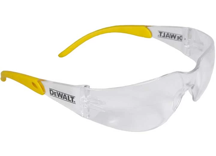 Radians, INC DPG54 PROTECTOR RETAIL PROTECTIVE EYEWEAR - CLEAR/YELLOW FRAME - CLEAR LENS