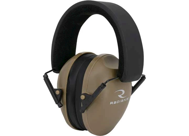 Radians, INC LOWSET 21 EARMUFF - TAN/BLACK