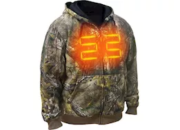 Radians, INC Dewalt heated realtree edge heated hoodie kitted, camo, large