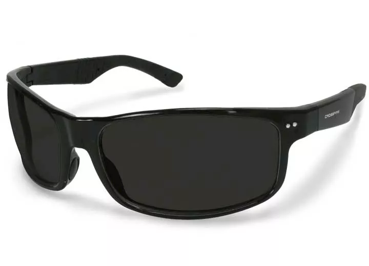 Radians, INC Ck7 premium safety eyewear, shiny black frame, smoke lens