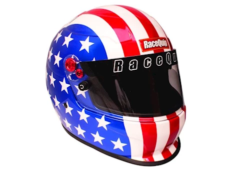 Racequip PRO20 FULL FACE HELMET SNELL SA2020 RATED AMERICA GRAPHIC SMALL