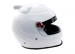 Racequip Pro20 top air full face helmet snell sa2020 rated gloss white 2x-large