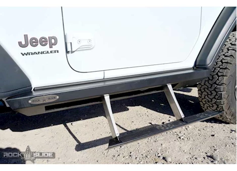 Rock Slide Engineering 24 JEEP WRANGLER JL 2DR SIDE STEP SLIDERS; SET