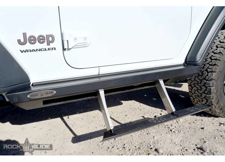 Rock Slide Engineering 24 JEEP WRANGLER JL 2DR SIDE STEP SLIDERS; DRIVERS SIDE SUB PART