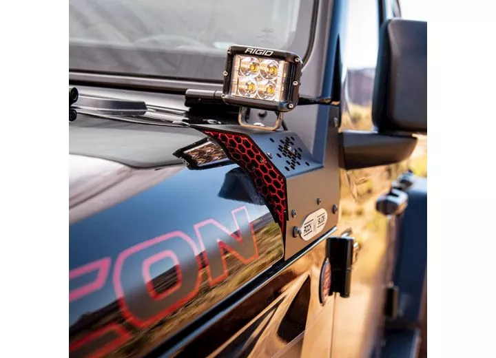 Rock Slide Engineering 18-c wrangler jl/ 20-c gladiator jt cowl led light pod brackets