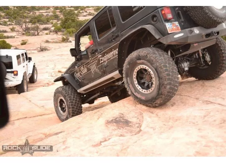 Rock Slide Engineering 07-18 jeep wrangler jk 4 door step-slider skid plate